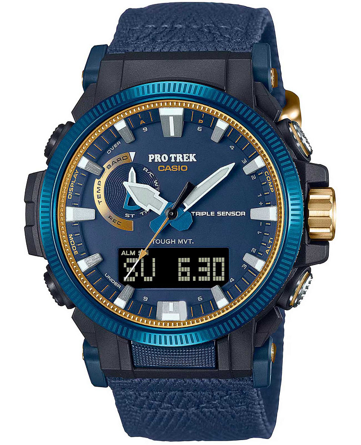 Часы Casio Pro Trek PRW-61SS-2DR (PRW-61SS-2) — мужские, синий