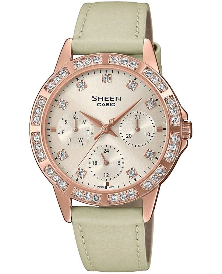 Часы Casio Sheen SHE-3517PGL-9AUEF — женские, шампань
