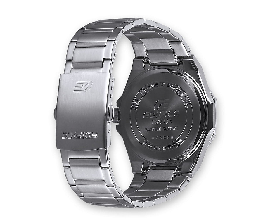 Часы Casio Edifice EFR-S108D-1AVUDF (EFR-S108D-1A) — кварцевые, сталь