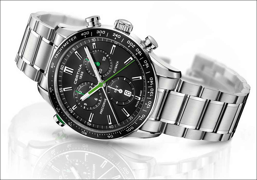 Часы Certina DS-2 Chronograph Flyback C024.618.11.051.02 — сталь металл, Швейцария