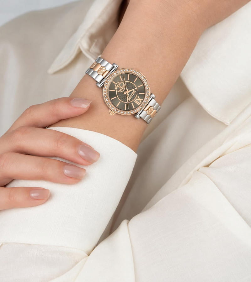 Часы Just Cavalli Thrill JC1L273M0095 — нержавеющая сталь с pvd-покрытием, женские