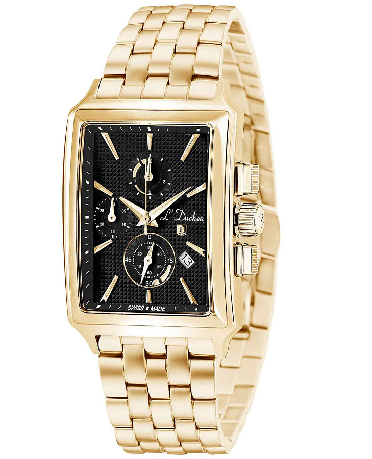 Часы L'Duchen Adventure Chrono D 612.20.31 — кварцевые, металл сталь