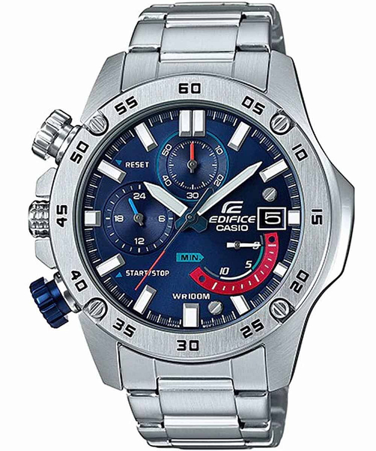 Часы Casio Edifice EFR-558D-2A — мужские, синий