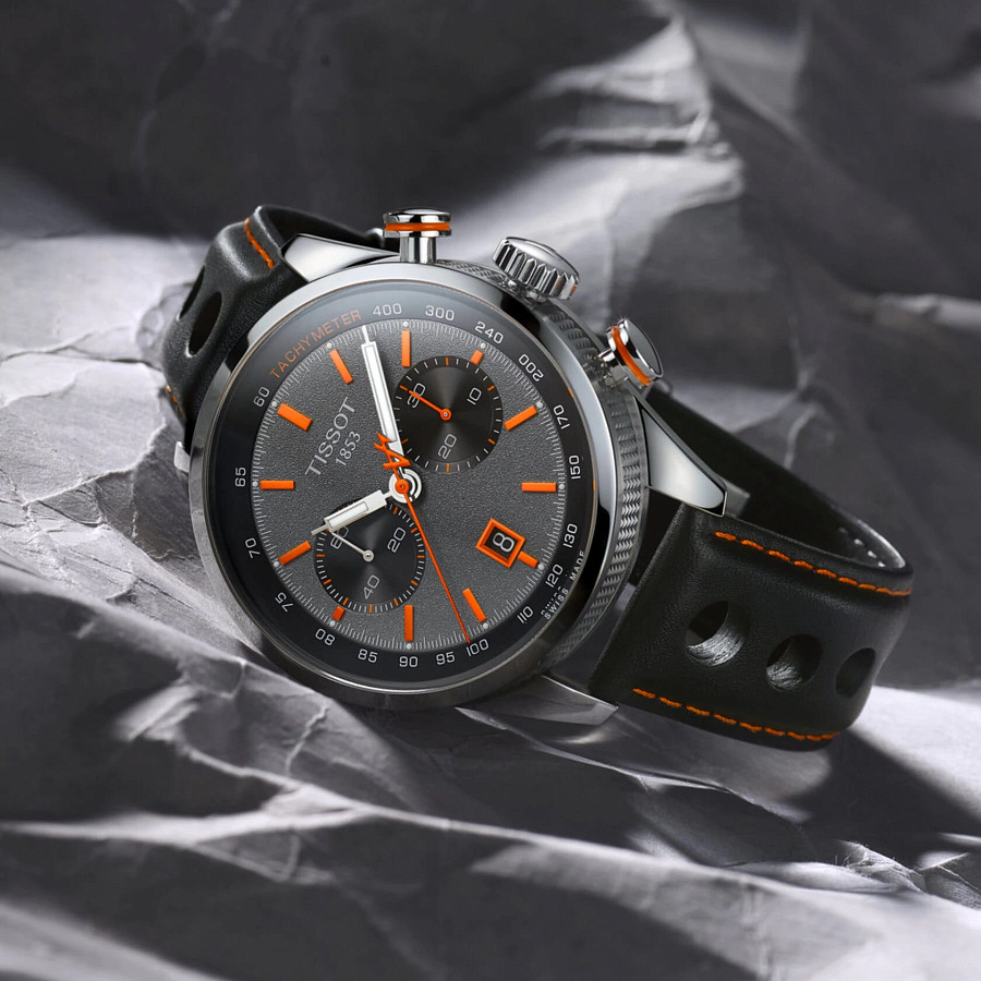 Часы Tissot Alpine On Board Automatic Chronograph T123.427.16.081.00 — механические, Швейцария, мужские