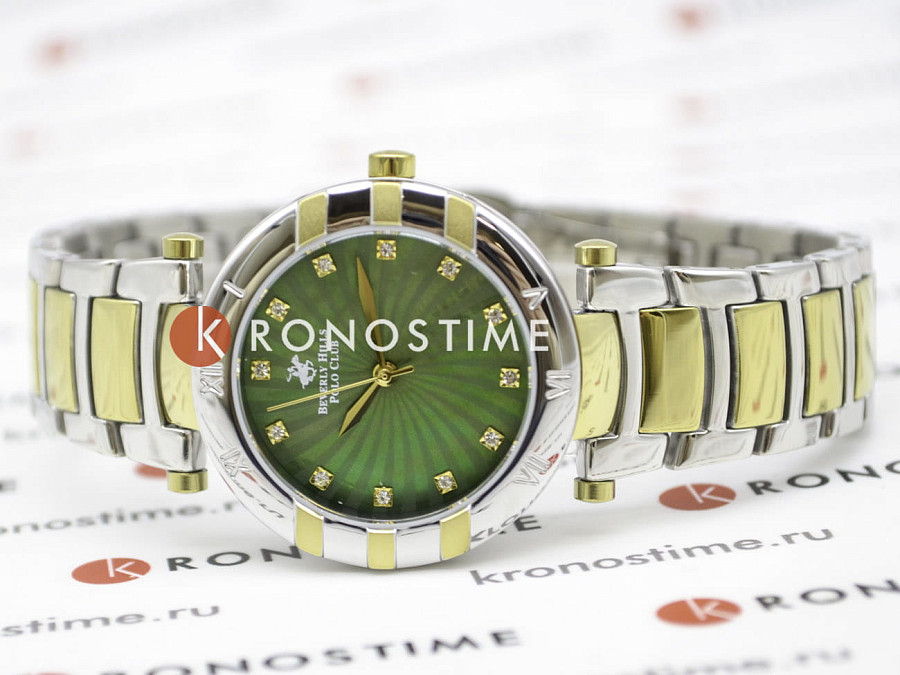 Часы Beverly Hills Polo Club BP3565C.270 — нержавеющая сталь с ip-покрытием, женские