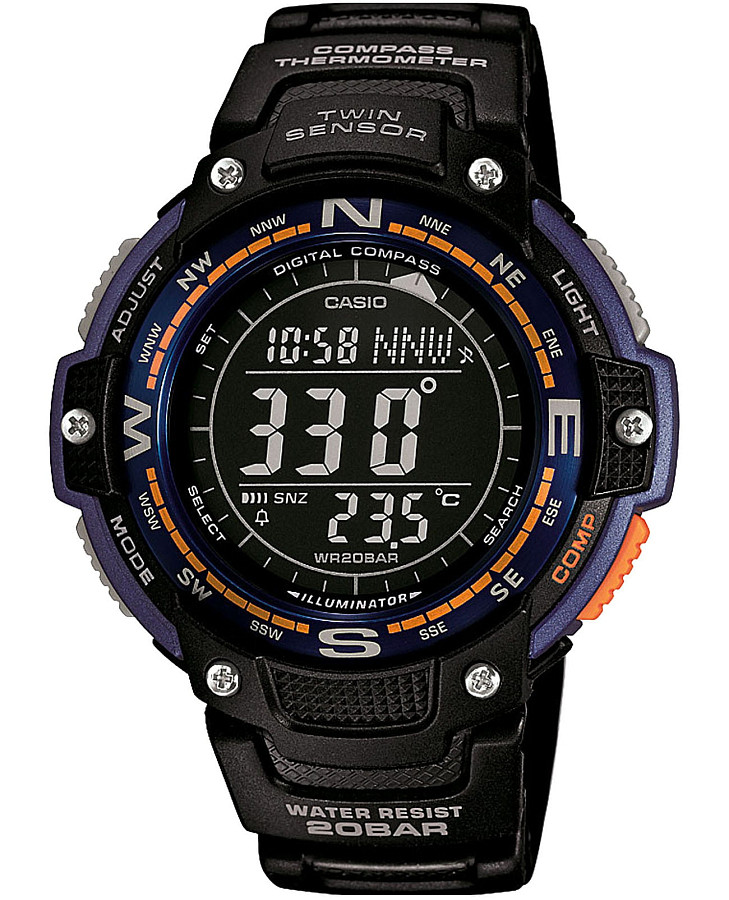 Часы Casio Collection SGW-100-2BER — мужские, черный