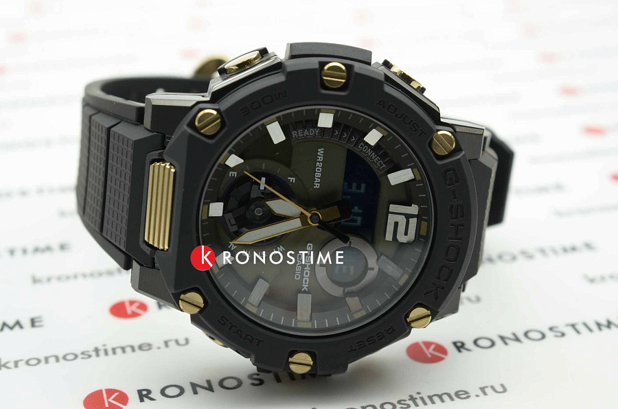 Часы Casio G-Shock GST-B300B-1A — пластик, мужские