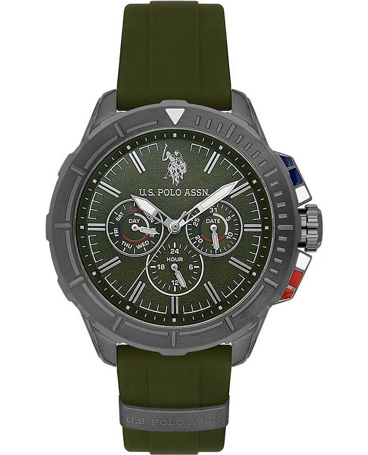 Часы U.S. Polo Assn. Crossing USPA1066-04 — мужские, зеленый