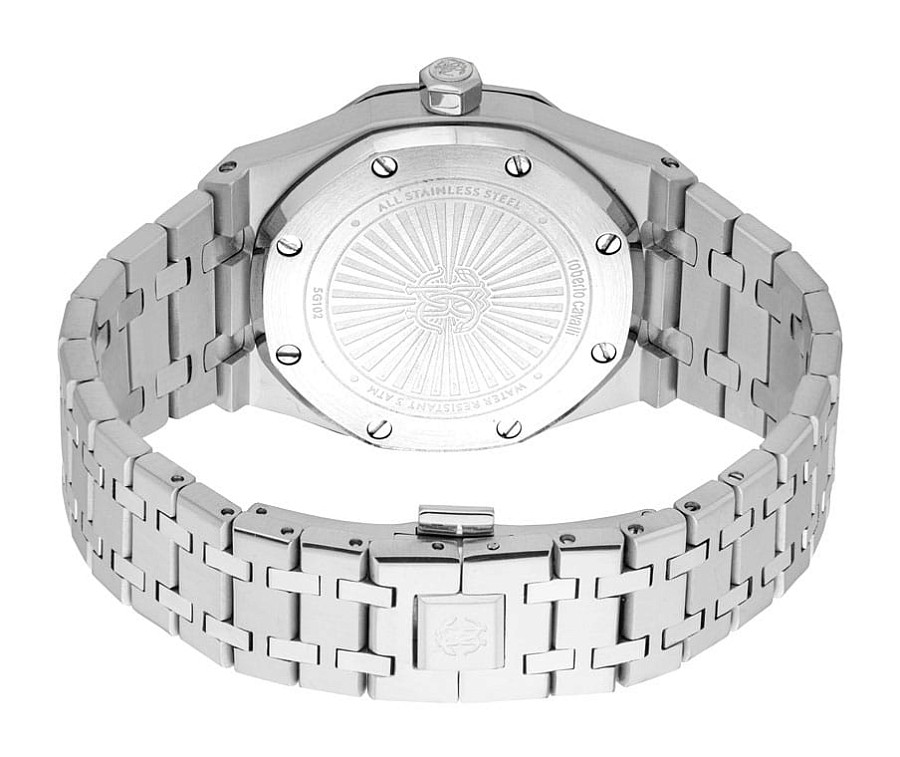 Часы Roberto Cavalli Uomo Ottagono RC5G102M0055 — кварцевые, металл сталь