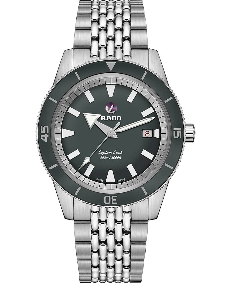 Часы Rado Captain Cook Automatic R32105103 — сталь керамика металл, Швейцария