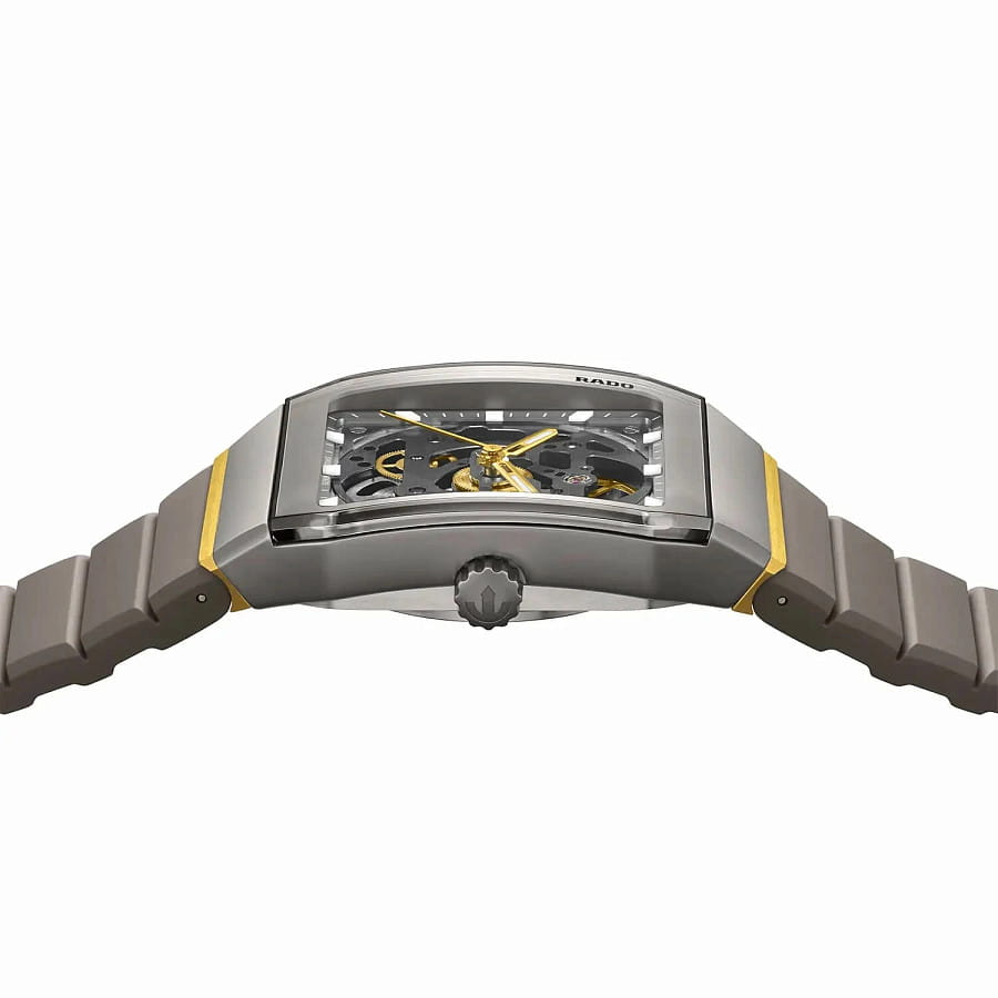 Часы Rado Anatom Automatic Skeleton R10206109 — нержавеющая сталь с pvd-покрытием, мужские