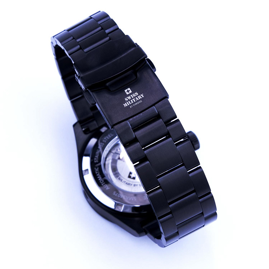 Часы Swiss Military by Chrono Diver SMA34075.08 — металл сталь, Швейцария