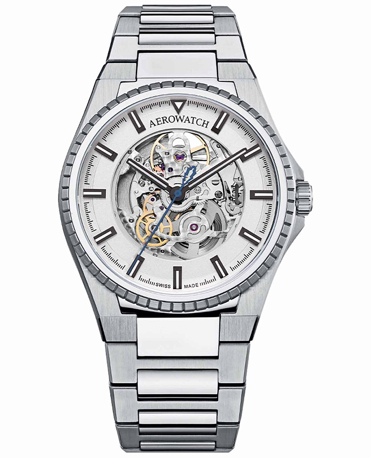 Часы Aerowatch Milan 60998 AA07 M — мужские, серебристый