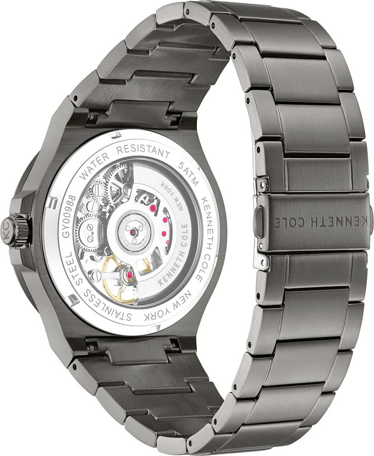 Часы Kenneth Cole Grove KCWGY0098803 — нержавеющая сталь с pvd-покрытием, мужские