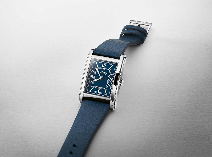 Часы Oris Rectangular 01 561 7783 4065-07 5 19 17 — металл сталь, Швейцария
