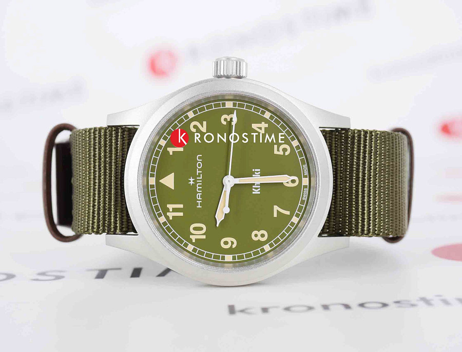 Часы Hamilton Khaki Field Quartz 38mm H69401960 — кварцевые, сталь