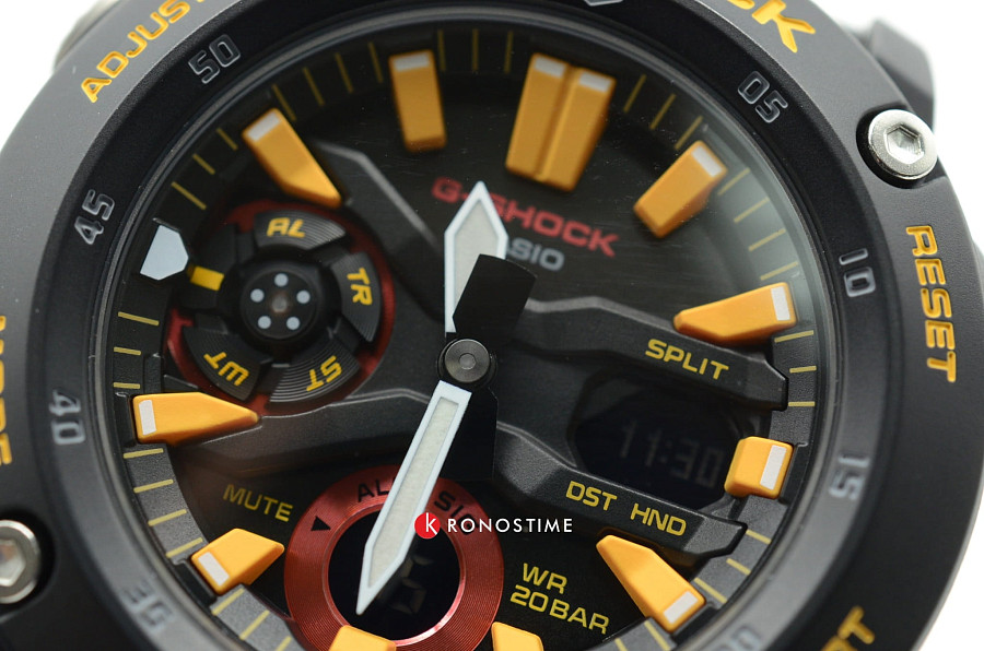 Часы Casio G-Shock GA-2000BT-1A — карбон, Япония