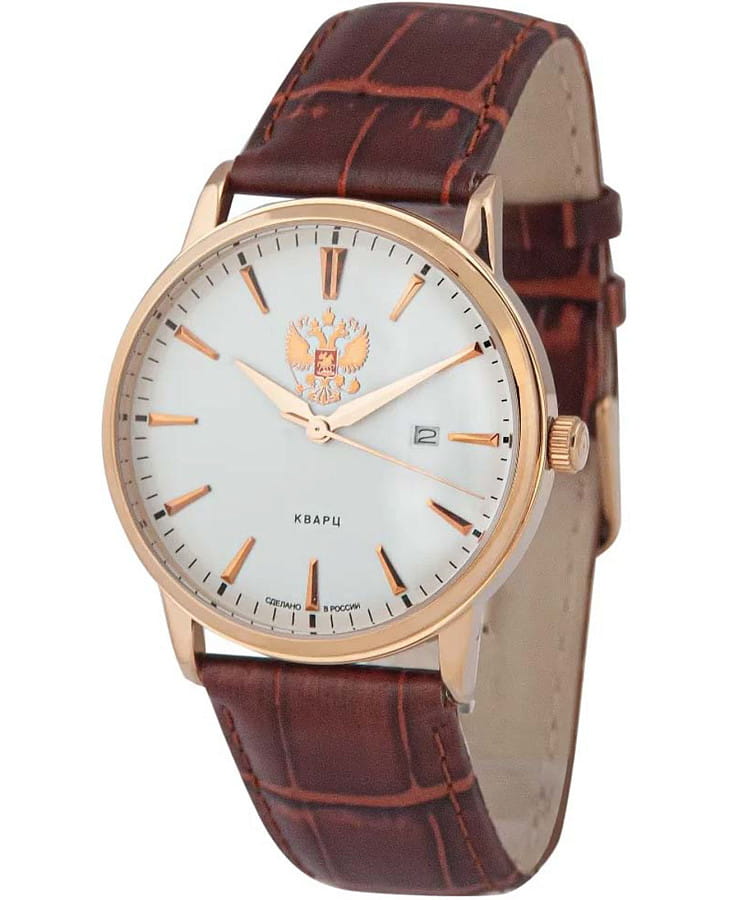 Часы Слава Традиция 2273750/300-2115 — мужские, белый