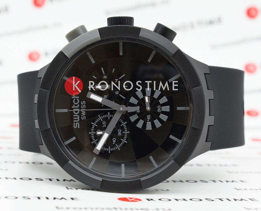 Часы Swatch Big Bold Chrono Pay! SB02B103-5300 — кварцевые, пластик