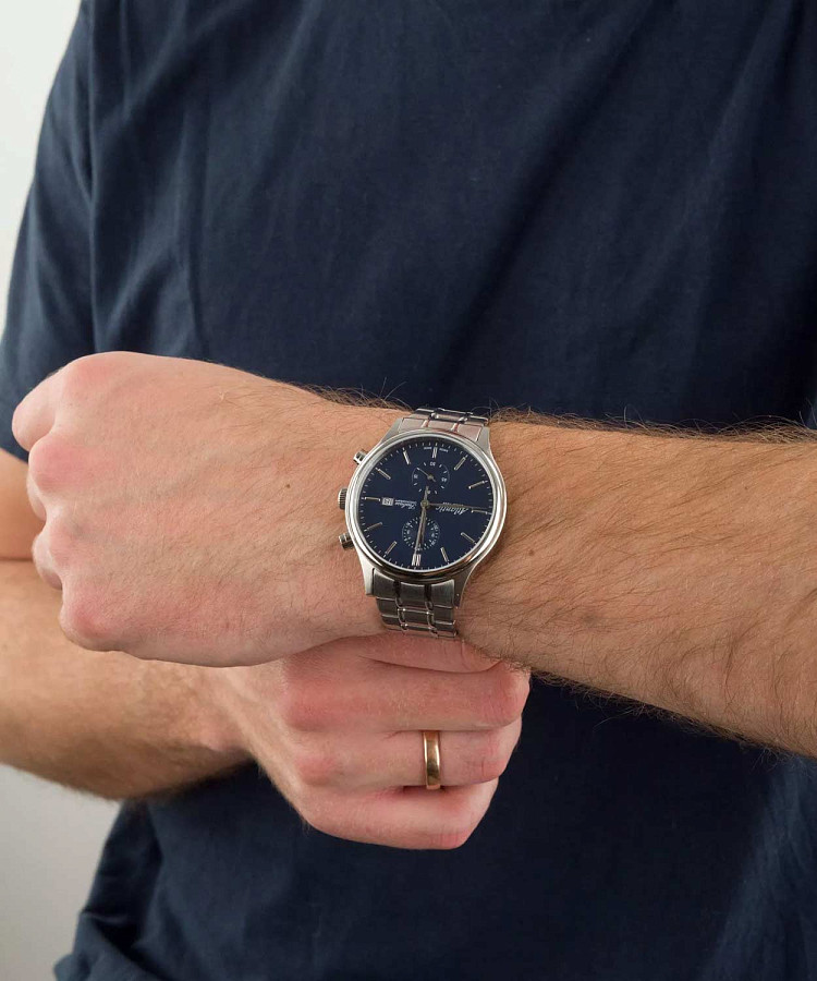 Часы Atlantic Seabase Quartz Chronograph Edition 64457.41.51 — мужские, нержавеющая сталь