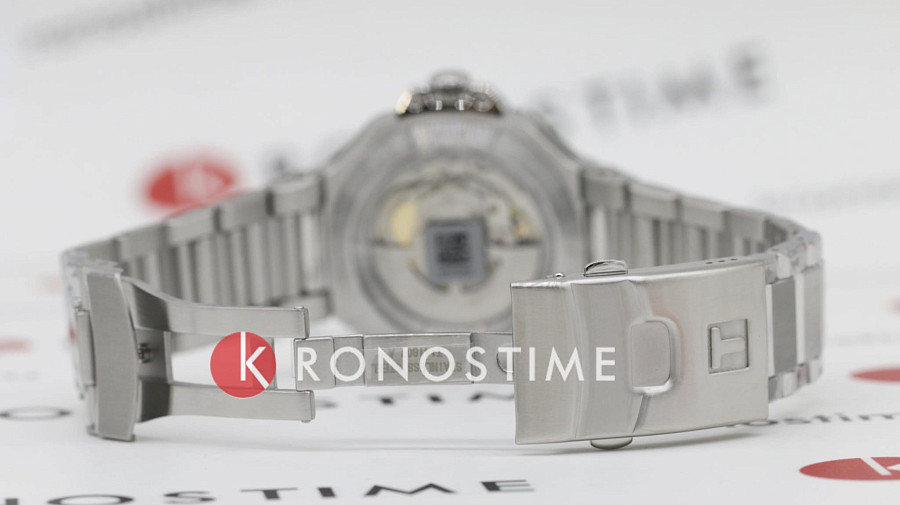 Часы Tissot T-Race Powermatic 80 T141.807.11.041.00 — синий, сталь металл