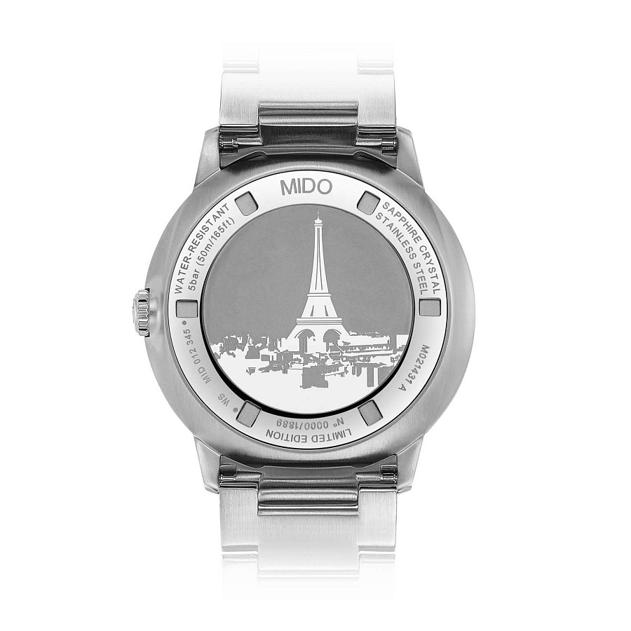 Часы Mido Commander IBA M021.431.11.061.02 — механические, металл сталь