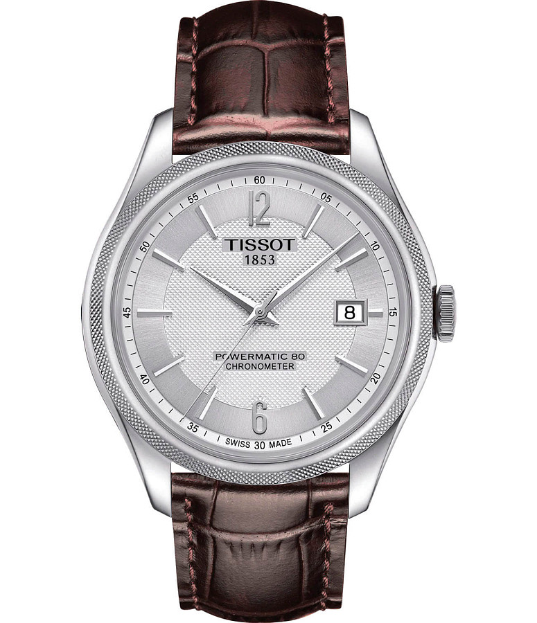 Часы Tissot Ballade Powermatic 80 COSC T108.408.16.037.00 — мужские, серебристый