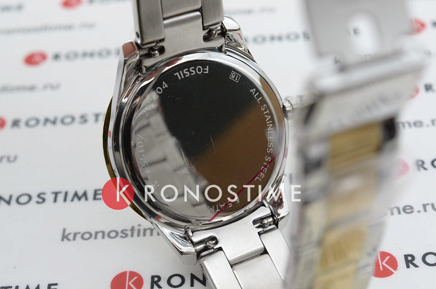 Часы Fossil Stella ES5107 — женские, сталь с ip покрытием