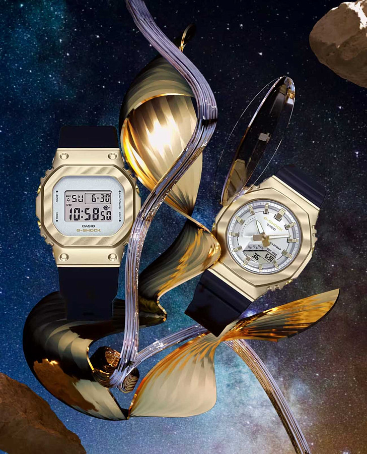 Часы Casio G-Shock GM-S2100BC-1ADR (GM-S2100BC-1A) — женские, черный