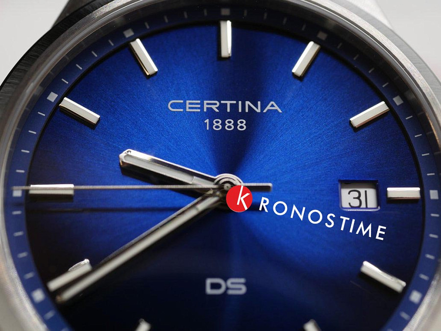 Часы Certina DS-7 Quartz C043.410.16.041.00 — синий, металл сталь