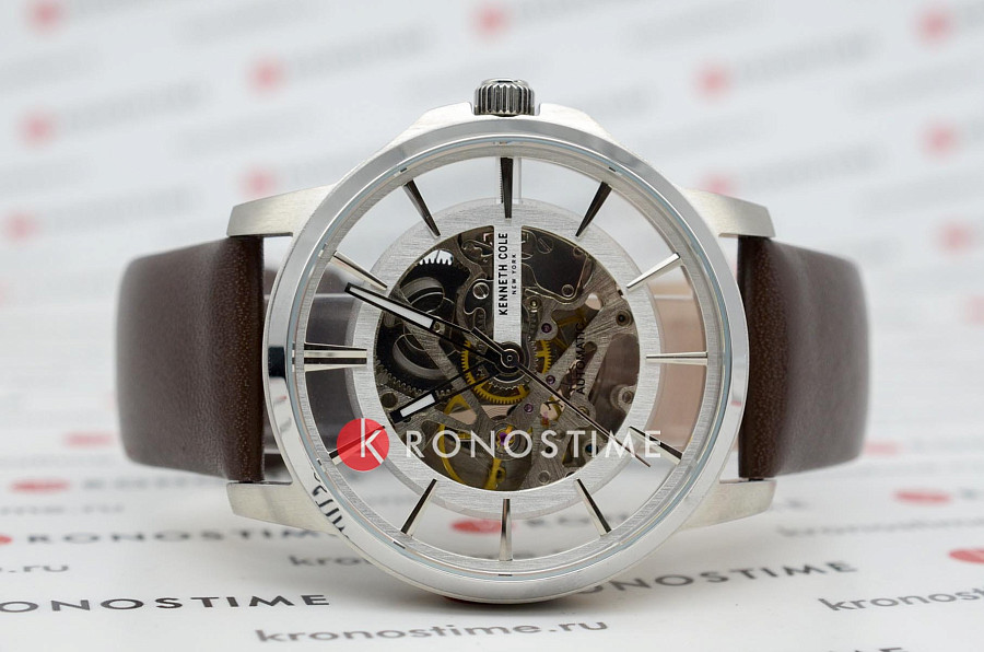 Часы Kenneth Cole Automatic KC50227004 — механические, сталь металл
