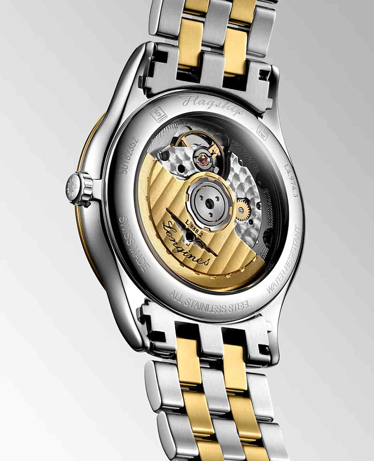 Часы Longines Flagship L4.974.3.22.7 — механические, металл сталь