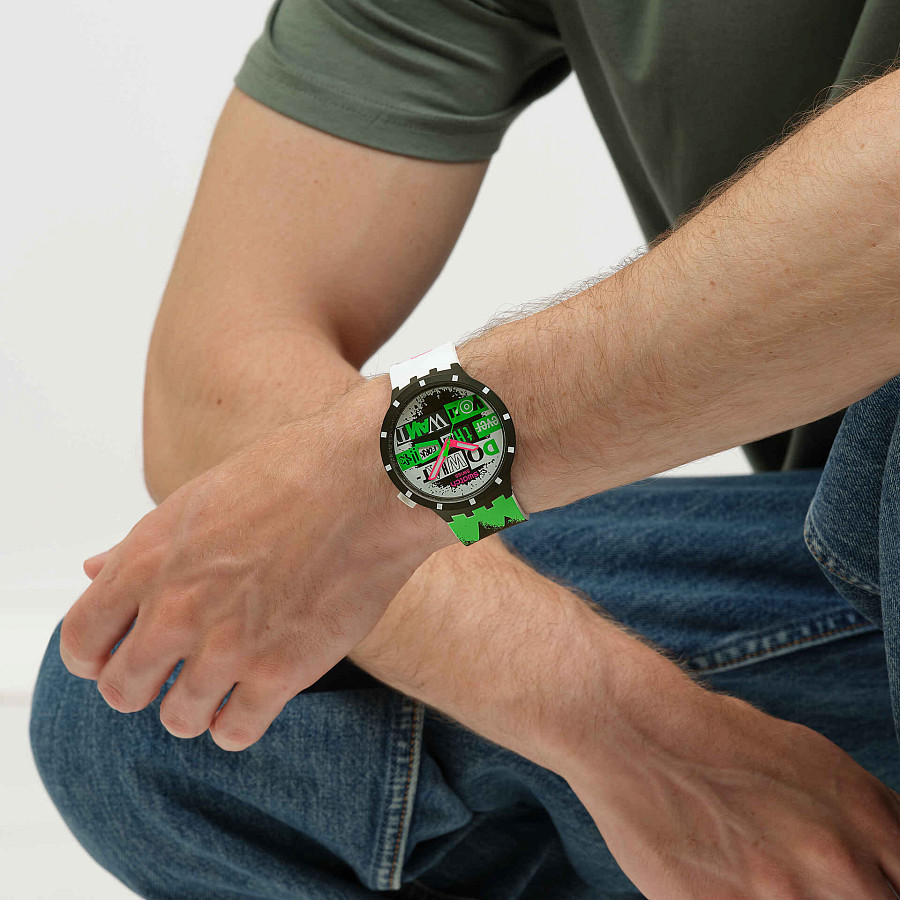 Часы Swatch Lash Out SB03B701 — артикул SB03B701
