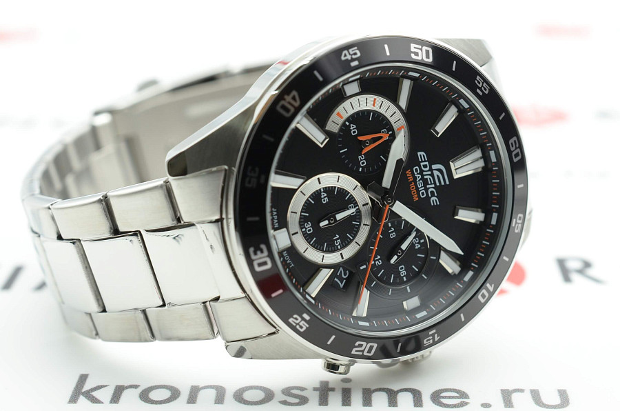 Часы Casio Edifice EFV-570D-1AVUEF — мужские, нержавеющая сталь