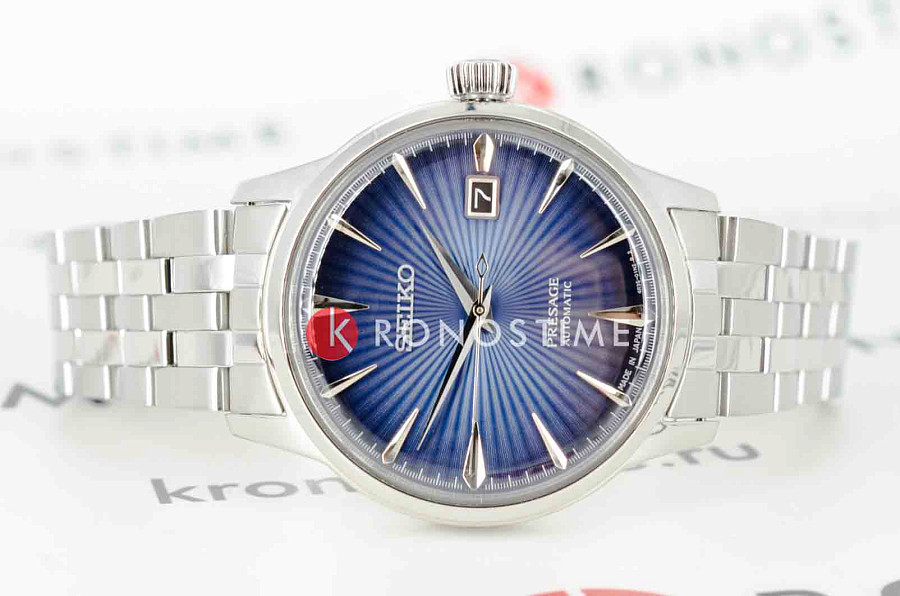Часы Seiko Presage Cocktail Time SRPB41J1 — механические, сталь металл