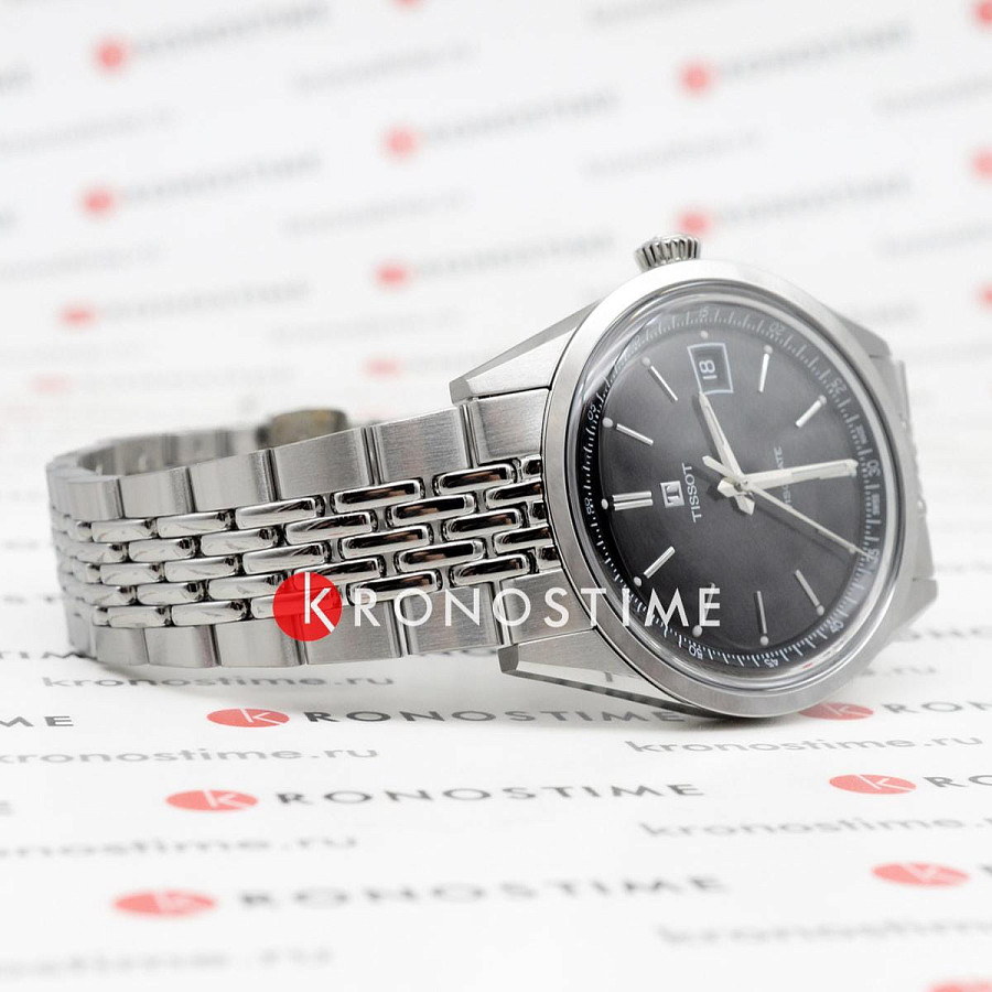 Часы Tissot Visodate 39mm T157.407.11.051.00 — металл сталь, Швейцария