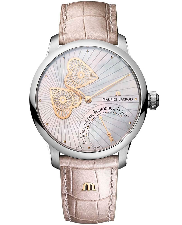 Часы Maurice Lacroix Masterpiece Embrace MP6068-SS001-160-1 — женские, серебристый