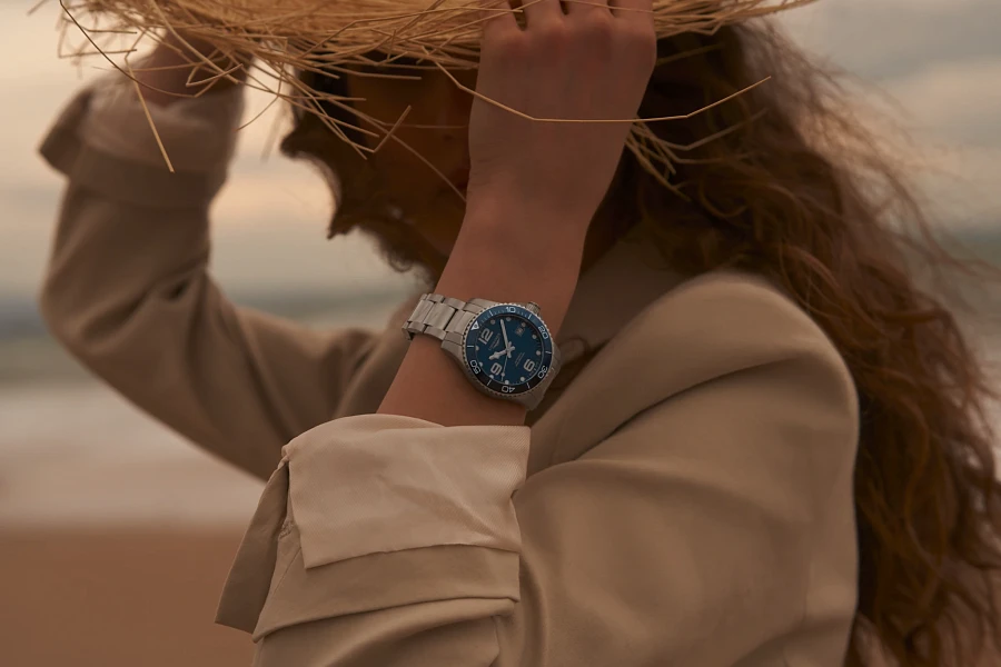 Часы Longines HydroConquest L3.780.4.96.6 — серебристый, сталь металл