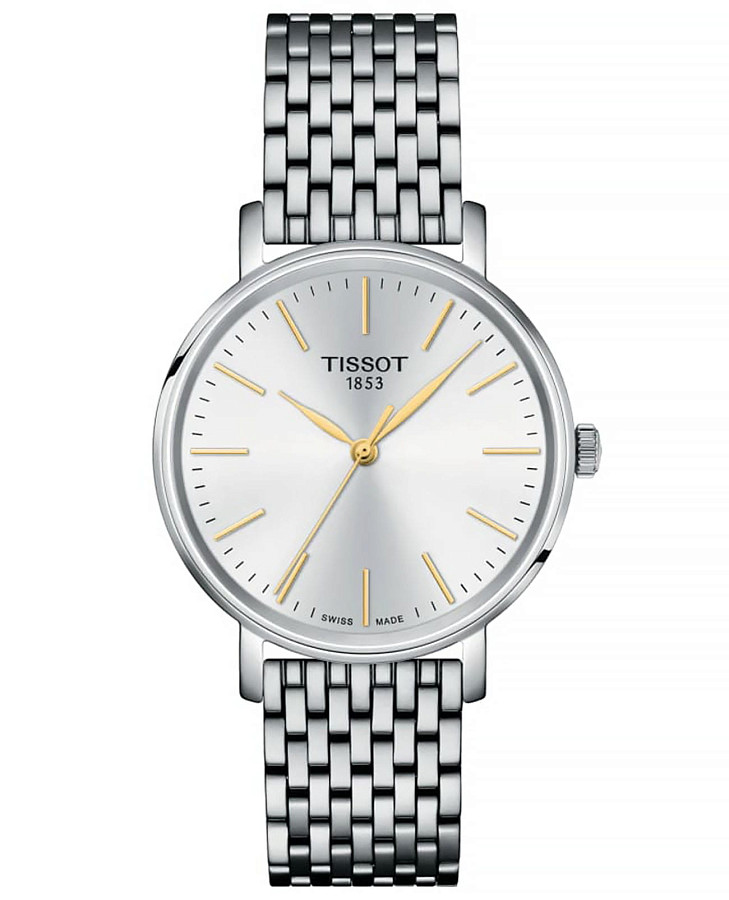 Часы Tissot Everytime Lady T143.210.11.011.01 — женские, серебристый