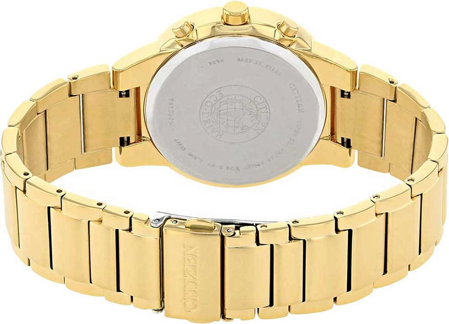 Часы Citizen Eco-Drive Axiom AT2242-55E — мужские, нержавеющая сталь с ip-покрытием