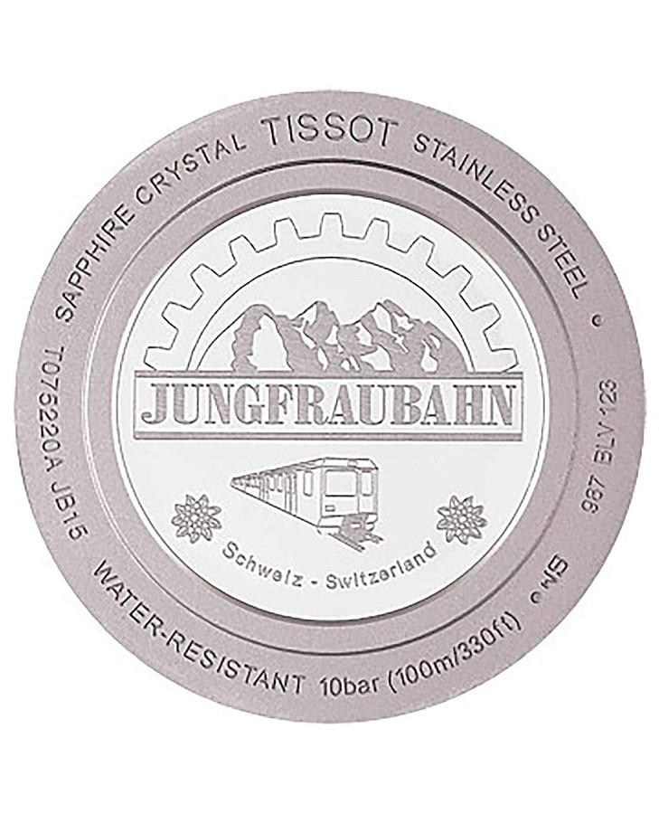 Часы Tissot T-Touch Lady Solar Jungfraubahn T075.220.16.011.10 — кварцевые, металл сталь