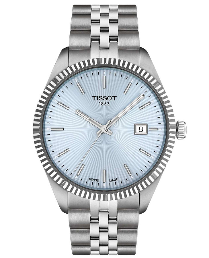 Часы Tissot Ballade 40mm T156.410.11.351.00 — мужские, голубой