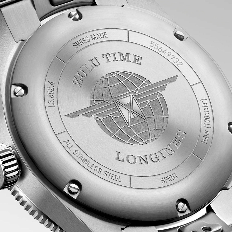 Часы Longines Spirit L3.802.4.63.6 — черный, сталь