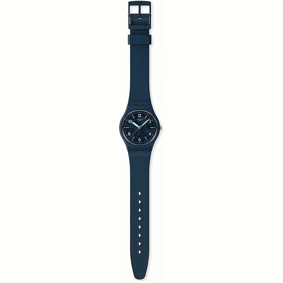 Часы Swatch Gent Biosourced Lacquered SO28N118 — синий, пластик
