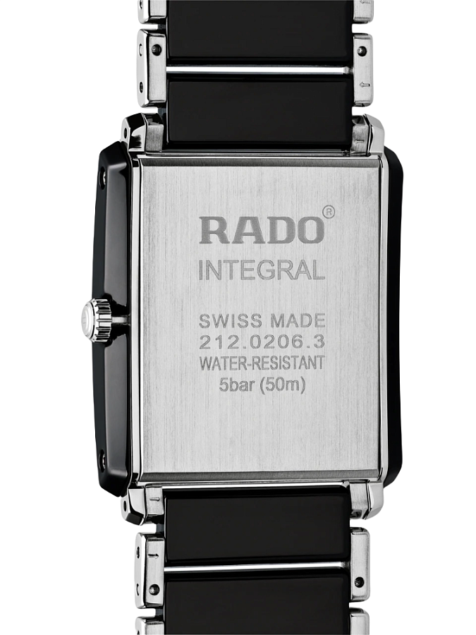 Часы Rado Integral R20206162 — кварцевые, металл сталь керамика