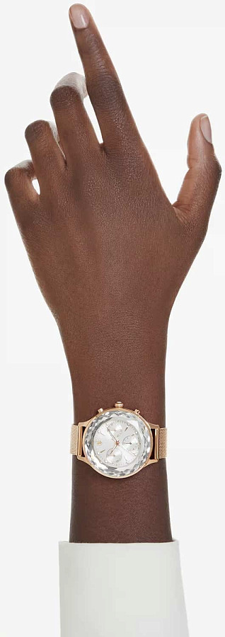 Часы Swarovski Nova Chrono 5677506 — кварцевые, сталь металл
