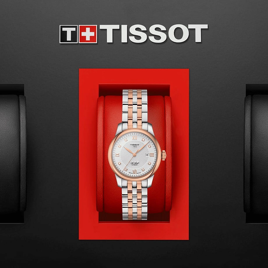 Часы Tissot T-Classic Le Locle T006.207.22.036.00 — женские, сталь c pvd покрытием
