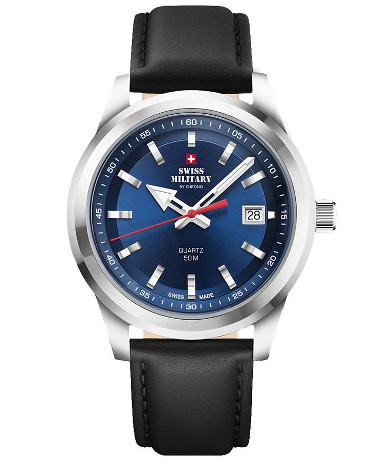 Часы Swiss Military by Chrono SM34094.07 — мужские, синий