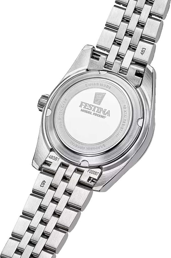 Часы Festina Swiss Made F20087/3 — нержавеющая сталь, женские