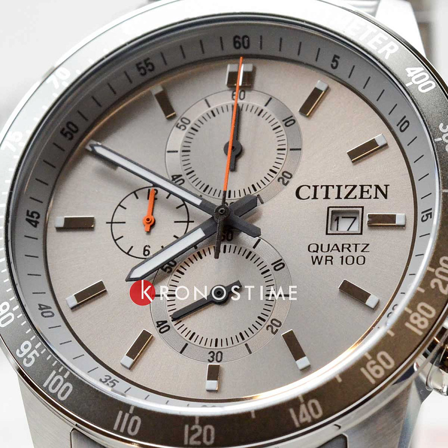 Часы Citizen Chronograph AN3688-58H — мужские, нержавеющая сталь